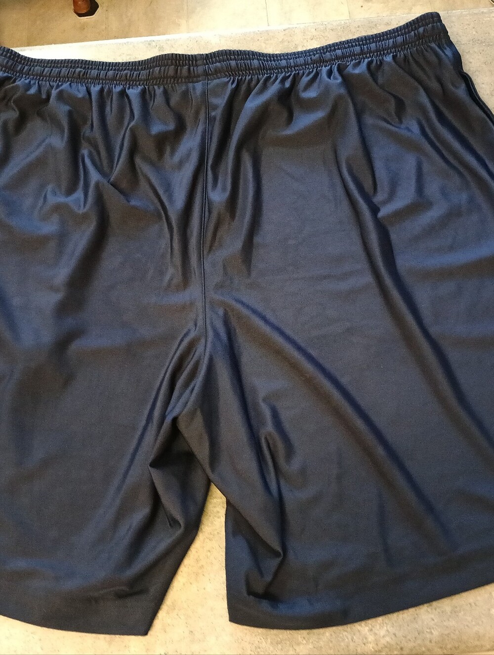 NWOT Men's Under Armour Under Navy Elastic Waist Pull String Athletic Short (3XL - Picture 5 of 6